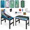 Costway 14-in-1 Combo Game Table Set with Foosball Air Hockey Ping Pong Chess Shuffleboard